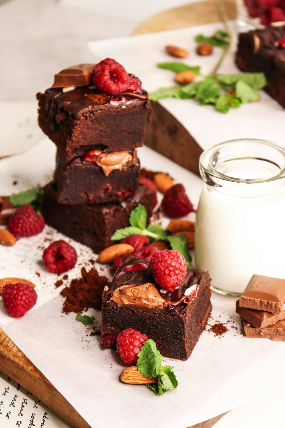 Gezonde Brownies met FrenzyFruit® Frambozen en Amandelen