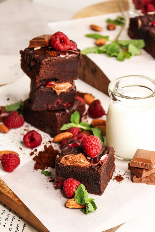 Gezonde Brownies met FrenzyFruit® Frambozen en Amandelen
